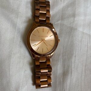 Michael Kors Slim Runway Watch in Rose Gold